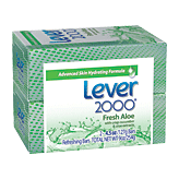 Lever 2000  aloe & cucumber, refreshing bars Left Picture